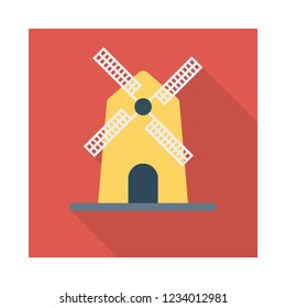 windmill turbine. energy.  