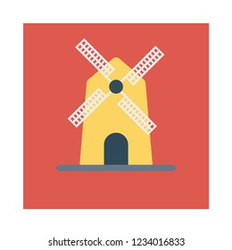 windmill.  turbine energy.  