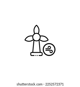 windmill turbine vector illustration icon