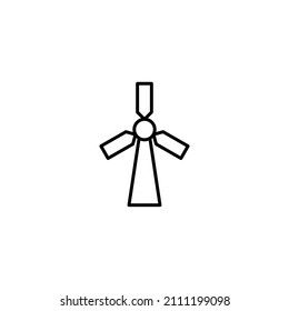 Windmill vector icon Windmill black line icon, vector illustration.eps 10, windmill icon Glyph kinderdijk windmill vector icon
