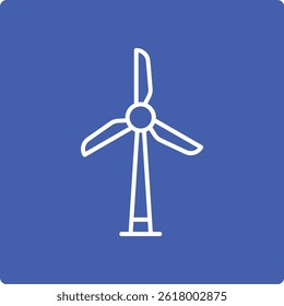Windmill vector icon. Can be used for printing, mobile and web applications.