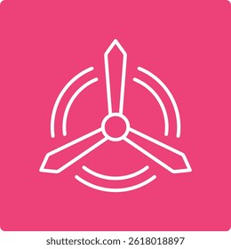 Windmill vector icon. Can be used for printing, mobile and web applications.
