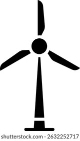 Windmill vector icon. Can be used for printing, mobile and web applications.