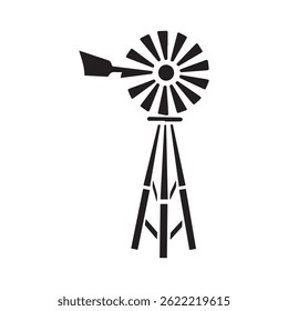windmill vector, windmill vector illustration, silhouette windmill, windmill