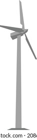 Windmill. Wind energy - vector illustration