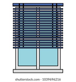 window apartment with blind