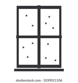 window apartment isolated icon