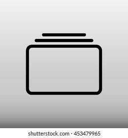 Window Arrangement Vector Icon Illustration