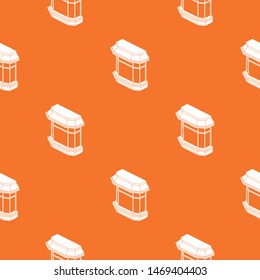 Window balcony pattern vector orange for any web design best
