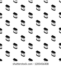Window balcony pattern vector seamless repeating for any web design