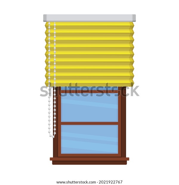 Window Blind Vector Cartoon Icon Vector Stock Vector (Royalty Free ...