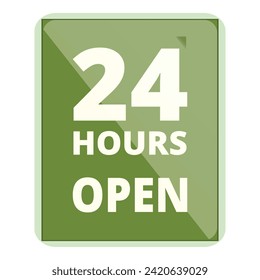 Window board open icon cartoon vector. Market restaurant. Notice window
