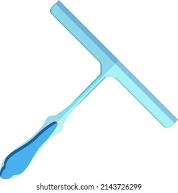 Window brush cleaner, illustration, vector on a white background.