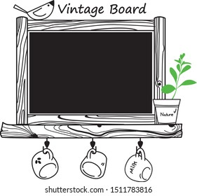Window chalkboard silhouette. For the baby room, nursery room, bedroom, playground. Graphic design lifestyle, vector for print, banner, design, poster, interior, wall decals, sticker.
