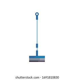 window cleaner flat style icon design, Cleaning service wash home hygiene equipment domestic interior housework and housekeeping theme Vector illustration