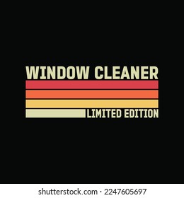WINDOW CLEANER Funny Job Title Professionals Geburtstagsarbeiter