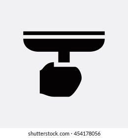 Window cleaner icon illustration isolated vector sign symbol