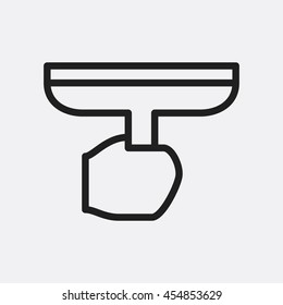 Window cleaner icon illustration isolated vector sign symbol