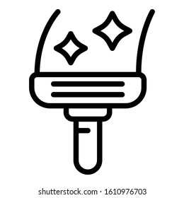 Window cleaner icon. Outline window cleaner vector icon for web design isolated on white background
