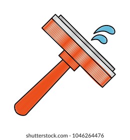 window cleaner isolated icon