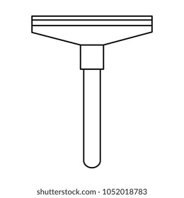 window cleaner isolated icon