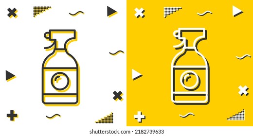 window cleaner line icon. Simple outline style.window cleaner linear sign. Vector illustration isolated on white background. Editable stroke EPS 10