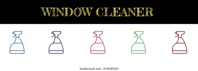 window cleaner vector icon, Vector EPS 10 illustration style