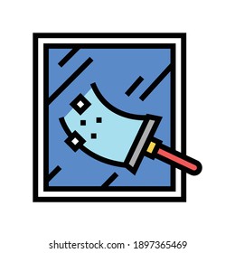 window cleaning color icon vector. window cleaning sign. isolated symbol illustration