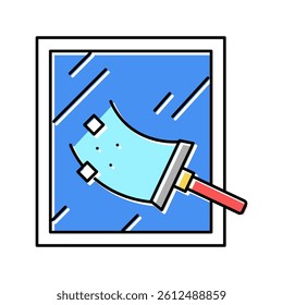 window cleaning color icon vector. window cleaning sign. isolated symbol illustration