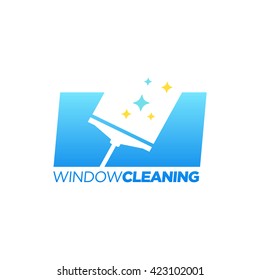 Window Cleaning Company Vector Logo