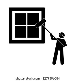 Window cleaning icon