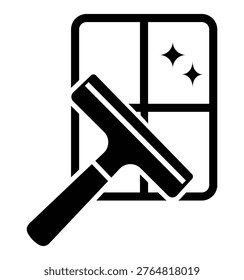 Window Cleaning Service Vector Icon	