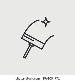 window cleaning vector icon shiny