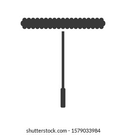 Window cleaning or washing applicator icon in vector