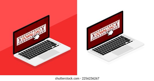 Window computer virus. Beware of downloading viruses. Emergency notification. Phishing or hacker.