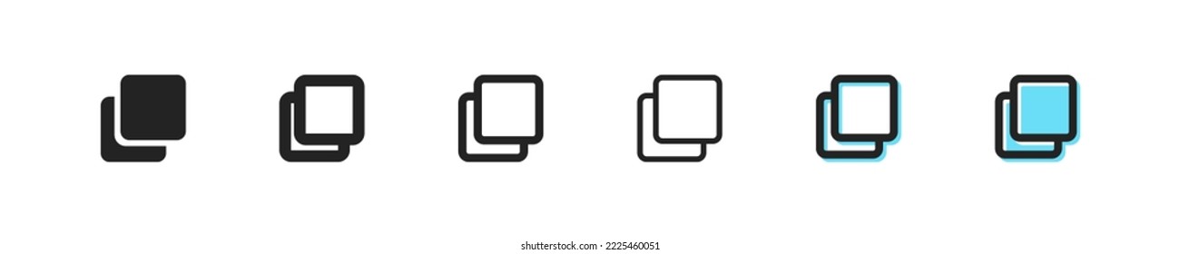 Window control buttons set icon. Arrow, zoom in, zoom out, scale, enlarge, full screen, shrink, monitor, display. Technology concept. Vector black line icon on white background