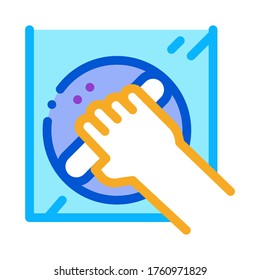 window control handle icon vector. window control handle sign. color symbol illustration