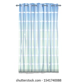 Window curtain icon. Cartoon of window curtain vector icon for web design isolated on white background