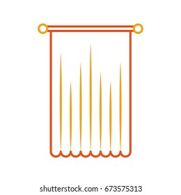 window curtain isolated icon