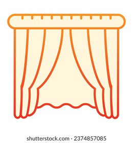 La ventana tiene un icono plano. Iconos rojos interiores en estilo moderno y plano. Diseño de estilo de gradiente de decoración de ventanas, diseñado para web y aplicación. Eps 10