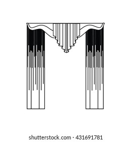  window decoration. curtains. interior textiles.