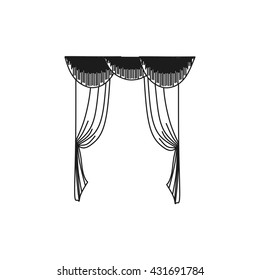  window decoration. curtains. interior textiles.