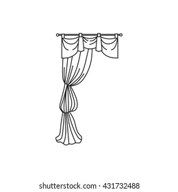  window decoration. curtains. interior textiles.