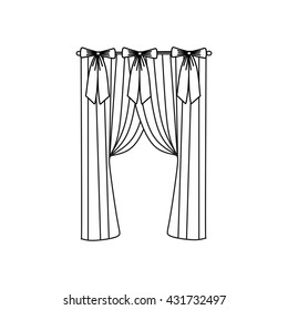  window decoration. curtains. interior textiles.