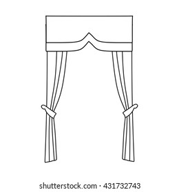  window decoration. curtains. interior textiles.