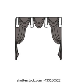  window decoration. curtains. interior textiles.