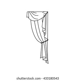  window decoration. curtains. interior textiles.