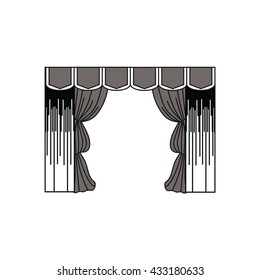  window decoration. curtains. interior textiles.