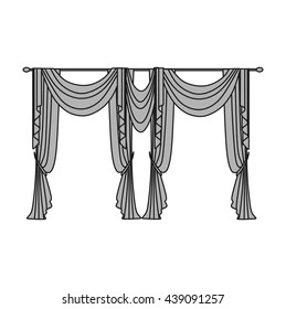  window decoration. curtains. interior textiles.