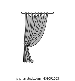  window decoration. curtains. interior textiles.